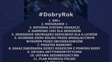 Dokonania rządu Prawa i Sprawiedliwości